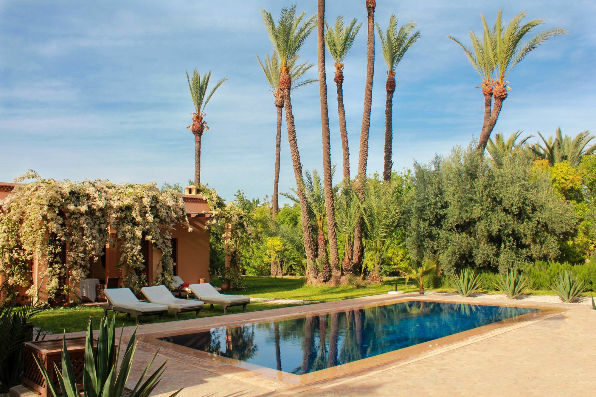 Jnane Tamsna Hotel Marrakesh Bagian luar foto
