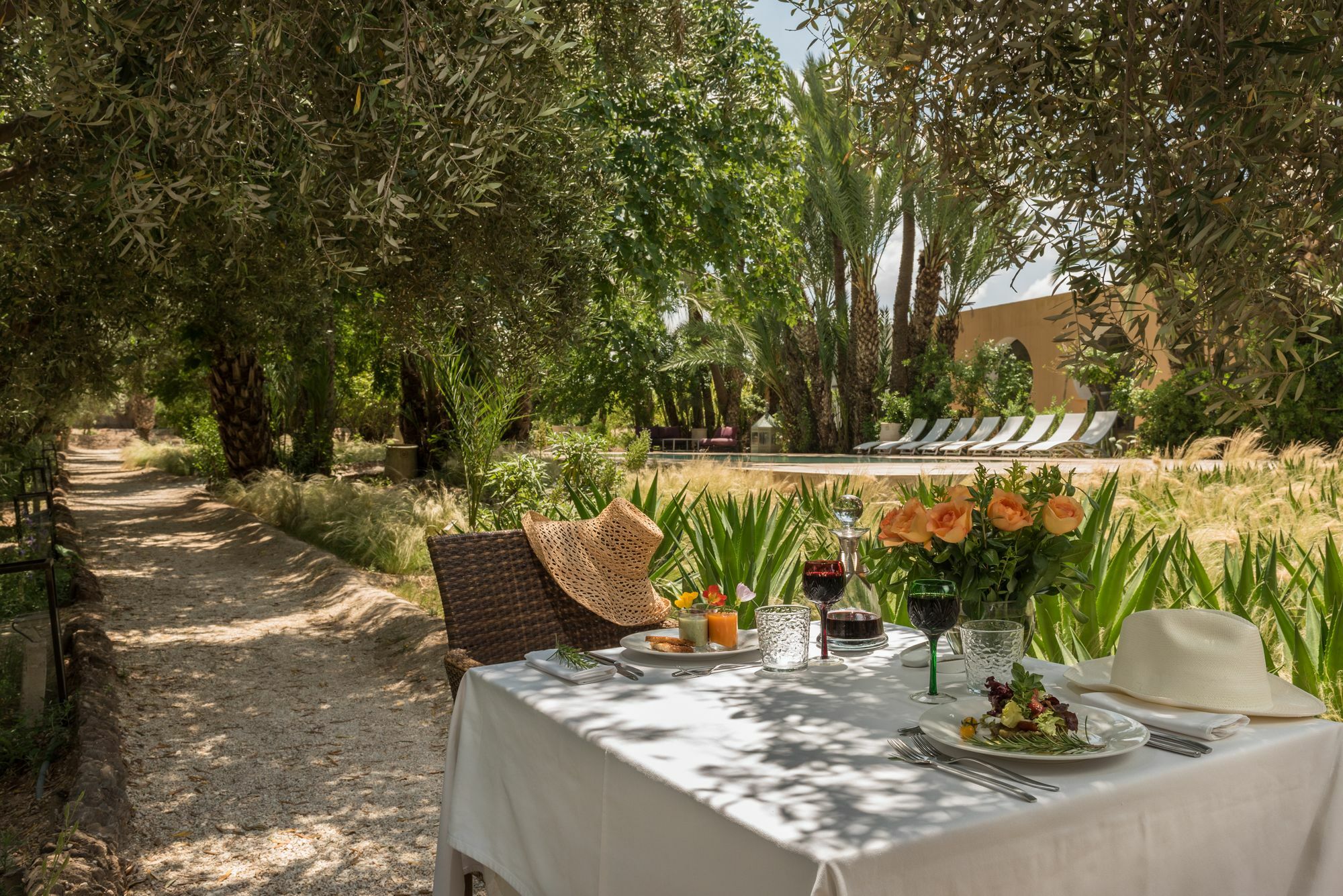 Jnane Tamsna Hotel Marrakesh Bagian luar foto